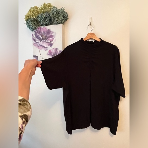 Pennington Casual ruched neck Shirt- 3XL PTP 26inch - Picture 3 of 11